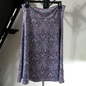 Lularoe  A-line skirt, Large